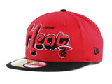 Miami Heat NBA New Era - Hardwood Classics 9FIFTY Snapback Cap