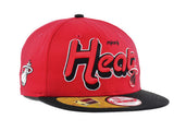Miami Heat NBA New Era - Hardwood Classics 9FIFTY Snapback Cap