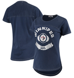 Winnipeg Jets NHL Alyssa Milano - Women's Gridiron T-Shirt