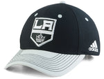 Los Angeles Kings NHL adidas - Bar Down Black-Grey Adjustable Cap