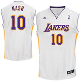 Los Angeles Lakers Steve Nash adidas White Replica Alternate Jersey