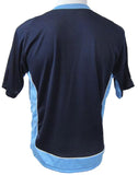 Soccer-Volleyball Jersey (Navy-Light Blue-White)