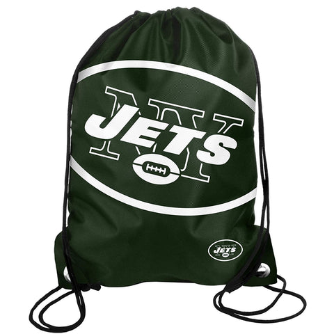 New York Jets NFL Forever Collectibles - Big Logo Drawstring Backpack