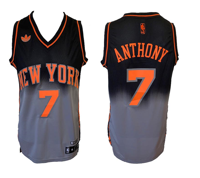 New York Knicks NBA Carmelo Anthony #7 adidas - Fadeaway Fashion