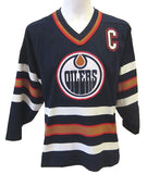 Edmonton Oilers NHL Bauer - #99 Gretzky Navy Home Jersey