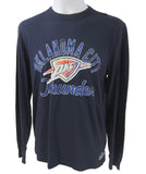 Oklahoma City Thunder NBA adidas - Long Sleeve Applique Logo Tee