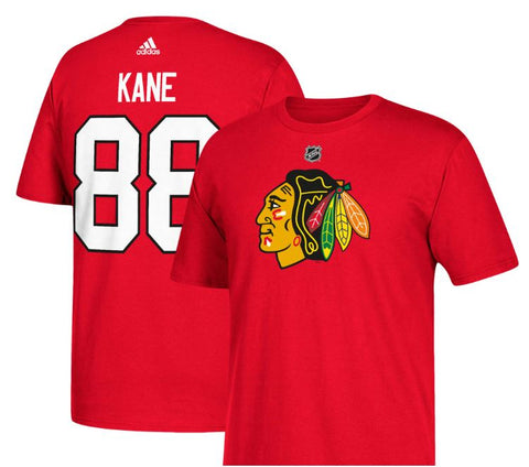 Chicago Blackhawks NHL Patrick Kane adidas - Name and Number T-Shirt
