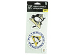 Pittsburgh Penguins 2-pack 4x4 Die Cut Decal