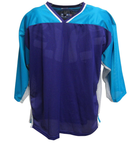 Athletic Knit Inline Hockey Jersey - Purple-Teal-White