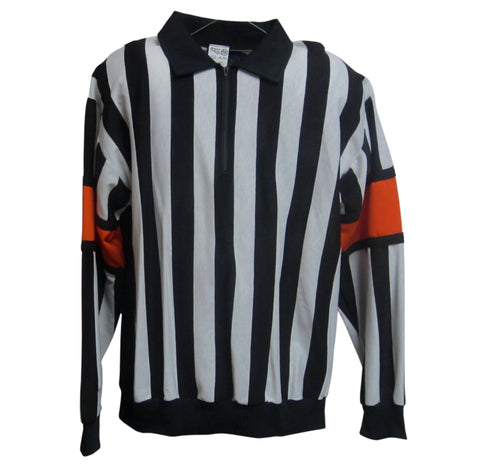 AK Referee Series - 1-4 Zip Jersey Sewn Armbands Orange