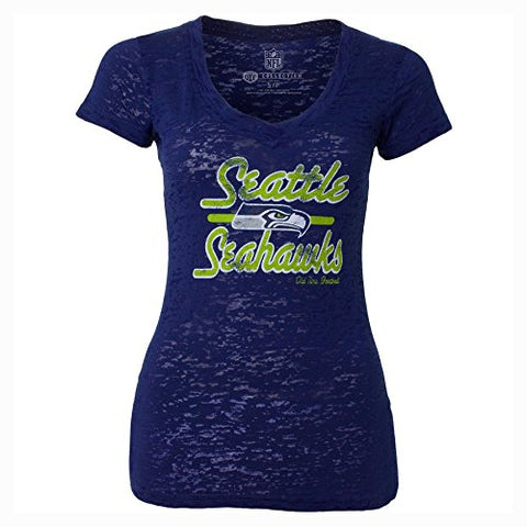 Seattle Seahawks NFL Old Time Football - Women's Signal T-Shirt