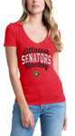 Ottawa Senators NHL New Era - Women's V-Neck T-Shirt