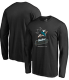 San Jose Sharks NHL Fanatics - Team Lockup Long Sleeve T-Shirt