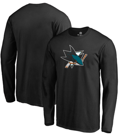 San Jose Sharks NHL Fanatics - Primary Logo Long Sleeve T-Shirt