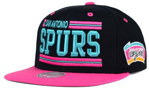 San Antonio Spurs NBA Mitchell & Ness - Team Block Snapback Cap