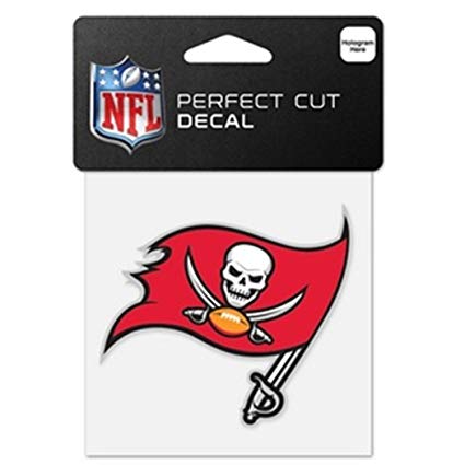 Tampa Bay Buccaneers NFL Die Cut Colour Decal 8in X 8 inch