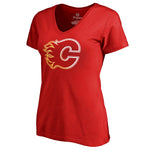 Calgary Flames NHL Fanatics - Women's Gradient Logo T-Shirt