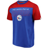 Philadelphia 76ers NBA Fanatics - Iconic Color Block T-Shirt