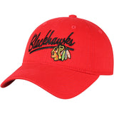 Chicago Blackhawks NHL adidas - Top Stitch Adjustable Cap