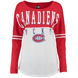 Montreal Canadiens NHL New Era - Women's Varsity Long Sleeve T-Shirt