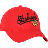 Chicago Blackhawks NHL adidas - Top Stitch Adjustable Cap