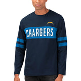 Los Angeles Chargers NFL - Game On Sueded Slub Long Sleeve - T-Shirt