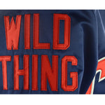 Major League Cleveland Indians Rick Vaughn Wild Thing Satin Jacket