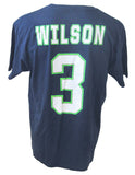 Seattle Seahawks NFL Russell Wilson NFL Apparel - Navy T-Shirt